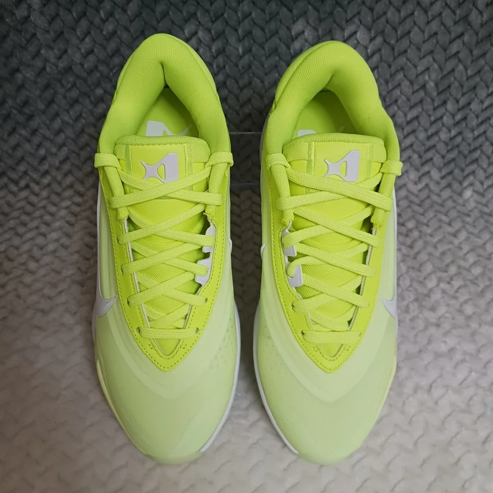Nike A'One Lem And Lime Barely Volt White Women's Basketball Sneakers Shoes Sz 8